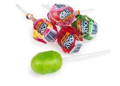 JOLLY RANCHER Round Lollipops, Assorted Fruit Filled Pops, Bulk Candy (2 Pounds)