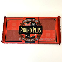 TRADER JOE’S HUGE BELGIUM POUND PLUS 72% DARK CHOCOLATE BAR 1 Lb 1.6 oz