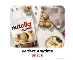 Nutella Biscuits Hazelnut Spread with Cocoa Sandwich Cookies 20-Count Bag, 3PK