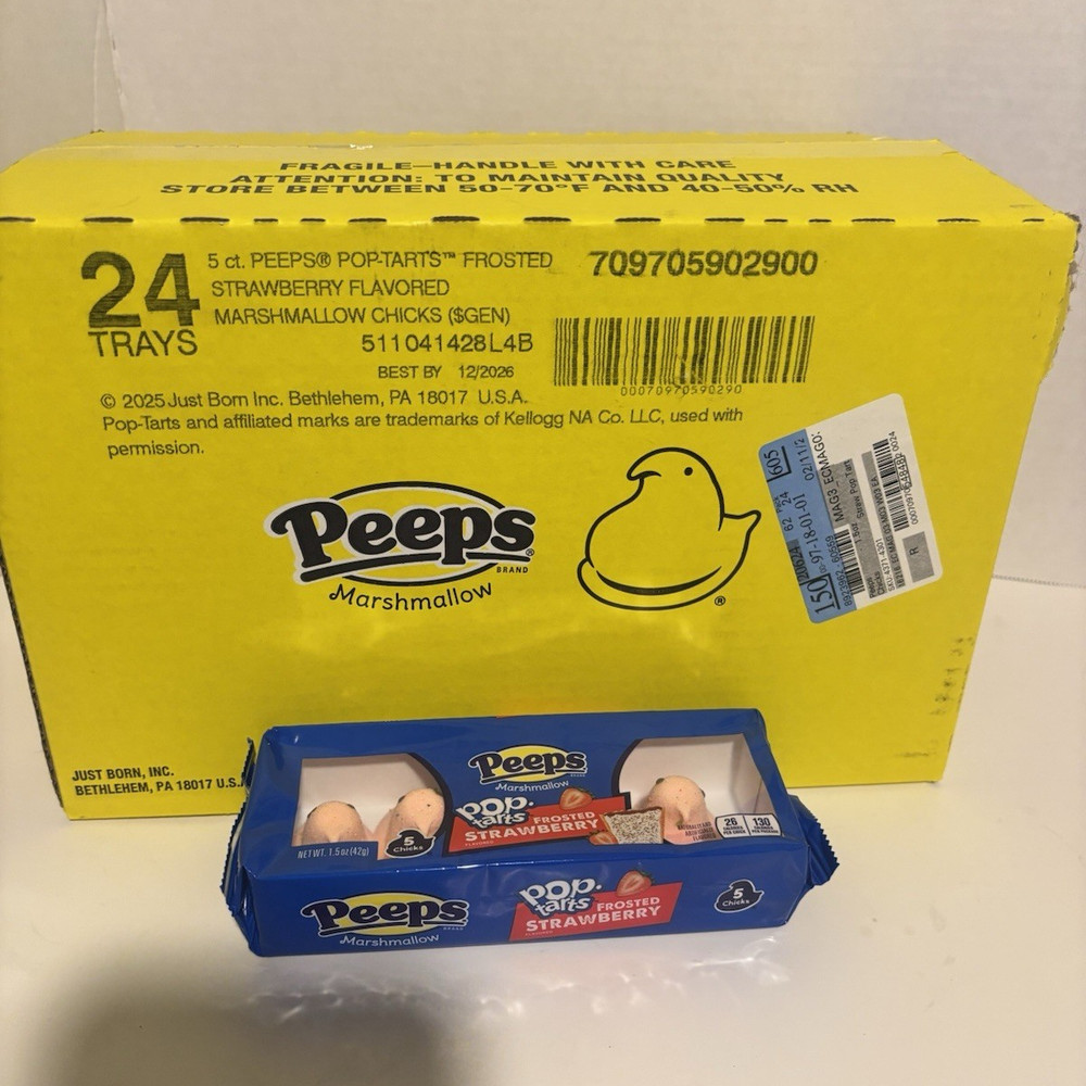 Peeps Pop-Tarts Frosted Strawberry Marshmallow Chicks case
