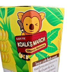 6x 37 g Lotte Koala’s March CHOCO BANANA Biscuits Cookie Snack