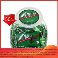 Andes Creme De Menthe Chocolate Mint Thins – 40oz/240ct