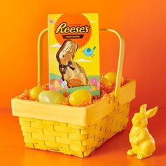 Reese’s Milk Chocolate Peanut Butter Bunny Easter Candy Gift Box 5 Oz Treat