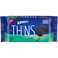 (2 pack) Thins Mint Creme Chocolate Sandwich Cookies, 9.21 oz