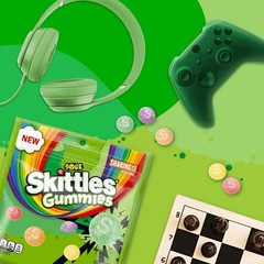 Skittles Sour Candy Gummies – Soft Chewy Gummy Candies, Sharing Size 12 oz Bag