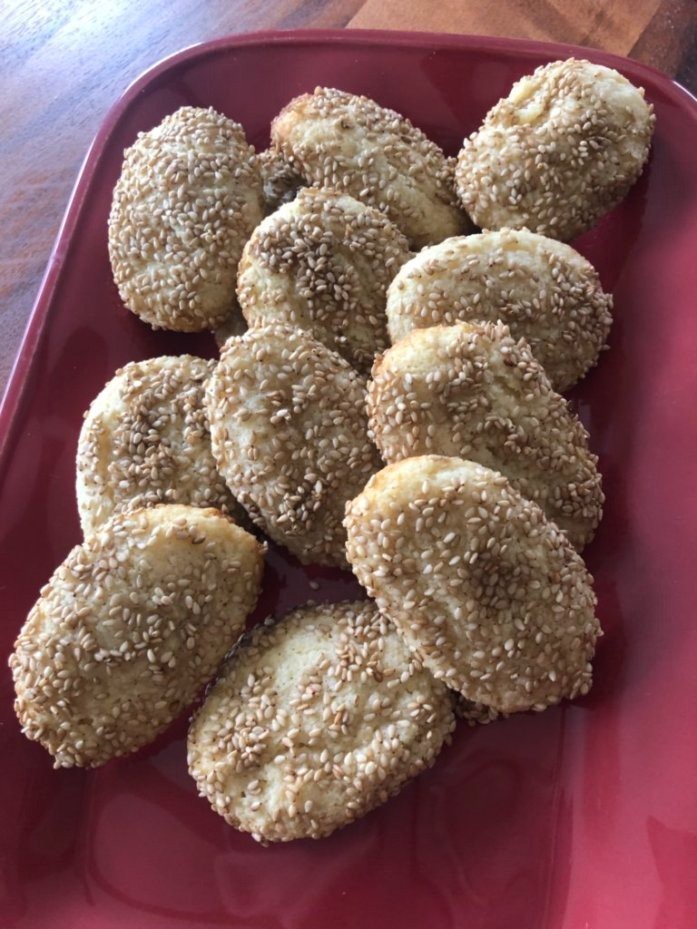 Keto Italian Sesame Cookies * Keto Biscotti Regina * Keto Reginelle Cookies
