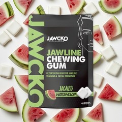 Watermelon Jawline Chewing Gum | 40 Pieces | Sculpt Tone Jaw