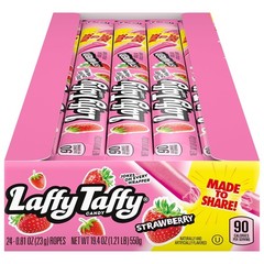 (Pack of 24) Laffy Taffy Rope Candy,Sour Apple Flavor,0.81 Ounce,(Select Flavor)