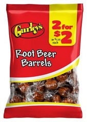 Gurley’s Dad’s Rootbeer Barrels, Authentic Draft Flavor Hard Candy (Pack of 12)