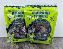 Trader Joe’s Super Sour Scandinavian Swimmers Gummy Candy 14 oz 2 Bags BB 03/27