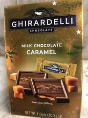 GHIRARDELLI Milk Chocolate Caramel With Luscious Filling. 1.06oz/30.2gm.