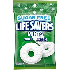 3x Lifesavers Sugar Free Mints Wint-O-Green Wintergreen Candy Snack Bundle 2.75o