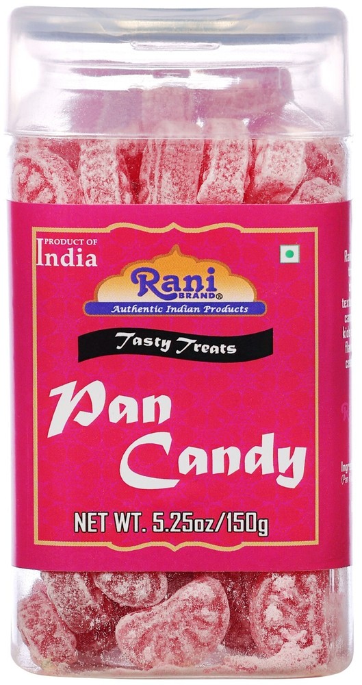 Rani Pan Candy 5.25oz (150g) Vacuum Sealed, Easy Open Top, Resealable Container