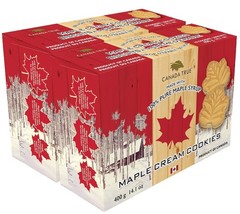 Canada True Premium Maple cream Cookies, 400g (2 pack) – FREE SHIPPING