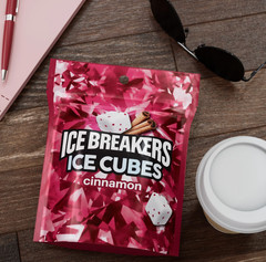 (Pack of 2) Ice Breakers Ice Cubes Cinnamon Sugar Free Gum 8.11 oz 2x 100 pcs