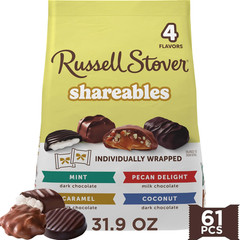 RUSSELL STOVER Shareables Milk & Dark Chocolate Candy Gift Bag, 31.9 Oz. | CHOCO