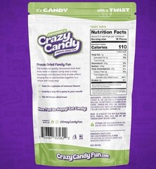 Andersen’s Crazy Candy Freeze-Dried Tangy Tart Sweet Flavor 4.1oz (Lot Of 5)