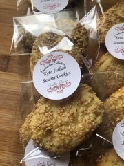 Keto Italian Sesame Cookies * Keto Biscotti Regina * Keto Reginelle Cookies