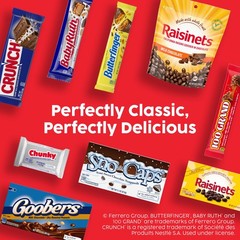 Assorted Butterfinger, Crunch, Baby Ruth, and 100 18 Count (Pack of 1), brown