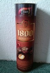 Turin Chocolates filled with Tequila 1800 Reposado, Net Wt 7 Oz.