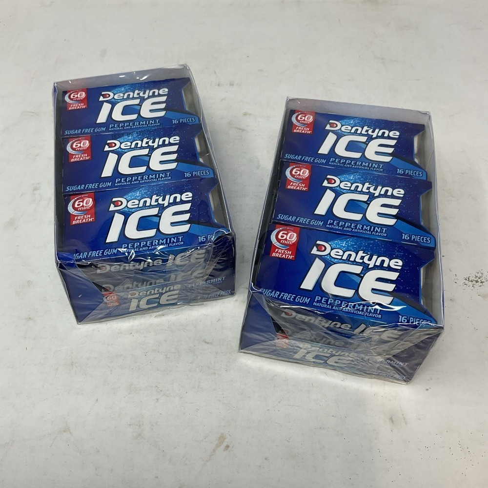 Dentyne Ice Peppermint Sugar Free Chewing Gum 18 Packs