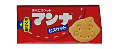Japan Biscuit Morinaga Manna Biscuits 86g × 5 boxes