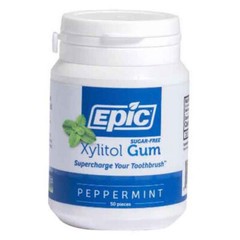 Xylitol Gum Peppermint 50 ct By Epic Dental