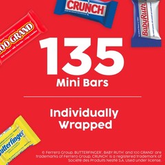 Assorted Butterfinger, Crunch, and Baby Ruth 1 Count (Pack of 1),