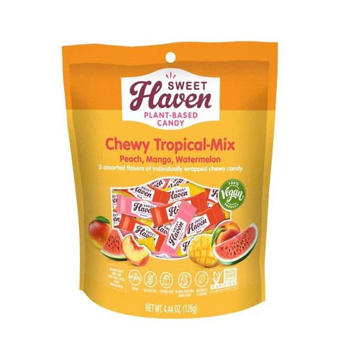Candy Chewy Tropical Pouch 4.44 Oz(Case Of 6) By Sweet Haven