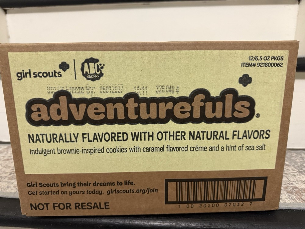 Girl Scout Cookies SEALED Case of Adventurefuls | 12 Boxes ABC Bakers