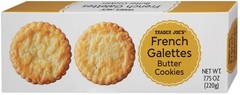 Trader Joe’s French Galette Butter Cookies Made in France – Pack of 4