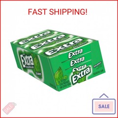 Extra Spearmint Sugar-Free Gum, 12 Piece Pack, 15 Count