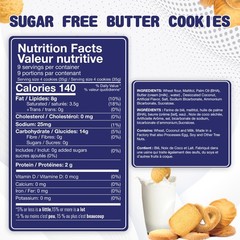 Sugar Free Butter Cookies 36 Count Traditional 19.1 cm x 5.5 x 19.3