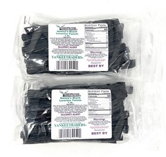 Black Licorice Twists, 2 Pounds ~ Made In USA ~ FREE SHIPPING