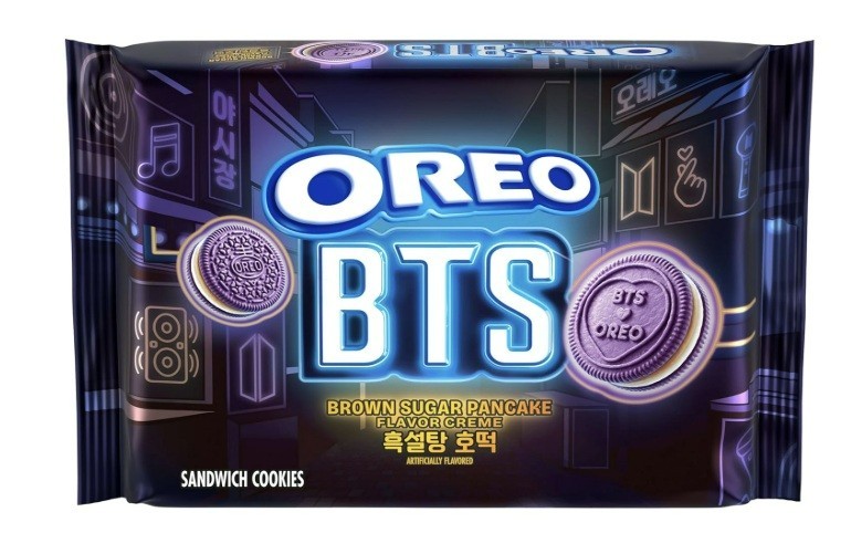 OREO X BTS BROWN SUGAR PANCAKE PURPLE COOKIES LIMITED EDITION * FREE SHIP !*