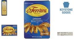 Cantuccini Almond Biscotti – Classic Italian Twice-Baked Cookies, Fat-Free, 6oz