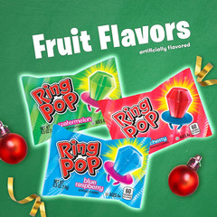 Candy, Christmas Lollipops, 50 Ct Party Favors in Assorted Fruity Flavors – Full