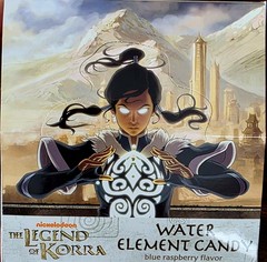 Legend of Korra Water Elemental, Candy Blue Raspberry: 3 Store Displays 10 Tins!