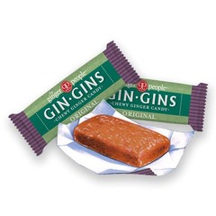 Gin Gins Original Ginger Chews Â Natural Fresh Ginger Candy by the Ginger Peop