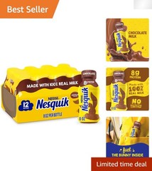 Nutritious 12 Pack of 8 Fl Oz Ready-to-Drink Chocolate Lowfat Milk – Gluten-Free
