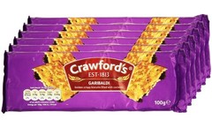 Pack of 6 British Biscuits with Currants 3.52 Ounces No Artificial Flavors