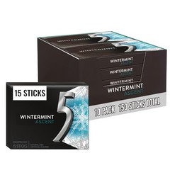 5 Gum Wintermint Ascent 15pc 10pk