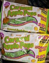 2 BAGS TOOTSIE CARAMEL APPLE POPS 11.78 oz each Real CARAMEL HALLOWEEN PIÑATA