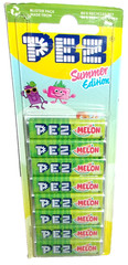 PEZ CANDY REFILL~ 8Pk~PEZ [Carded] European Release-SUMMER EDITION-SOUR MELON