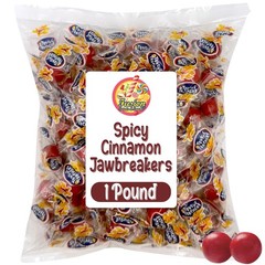 Cinnamon Spicy Jawbreakers 1-Pound Bag (80 Count) – 1 Pounds, Red