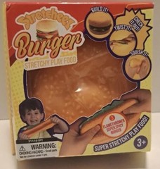 Stretcheez Burger A sticky, stretchy burger themed toy Pretend Food & Toppings