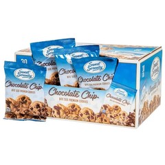 Sweet Serenity Bite Size Premium Cookies Chocolate Chip 2oz Bags 30 Count.