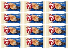 7DAYS Croissants with Oreo Cookie Flavor Filling 12 x 60g 2.1oz