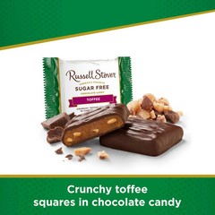 Russell Stover Sugar-Free, 4 Flavor Mix, Bulk Chocolate Candy Bars (1 Pound)