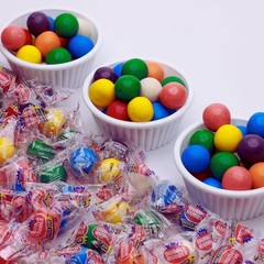 Gumballs for Kids – Assorted Flavors 1 Count (Pack of 1), Assorted,Orange